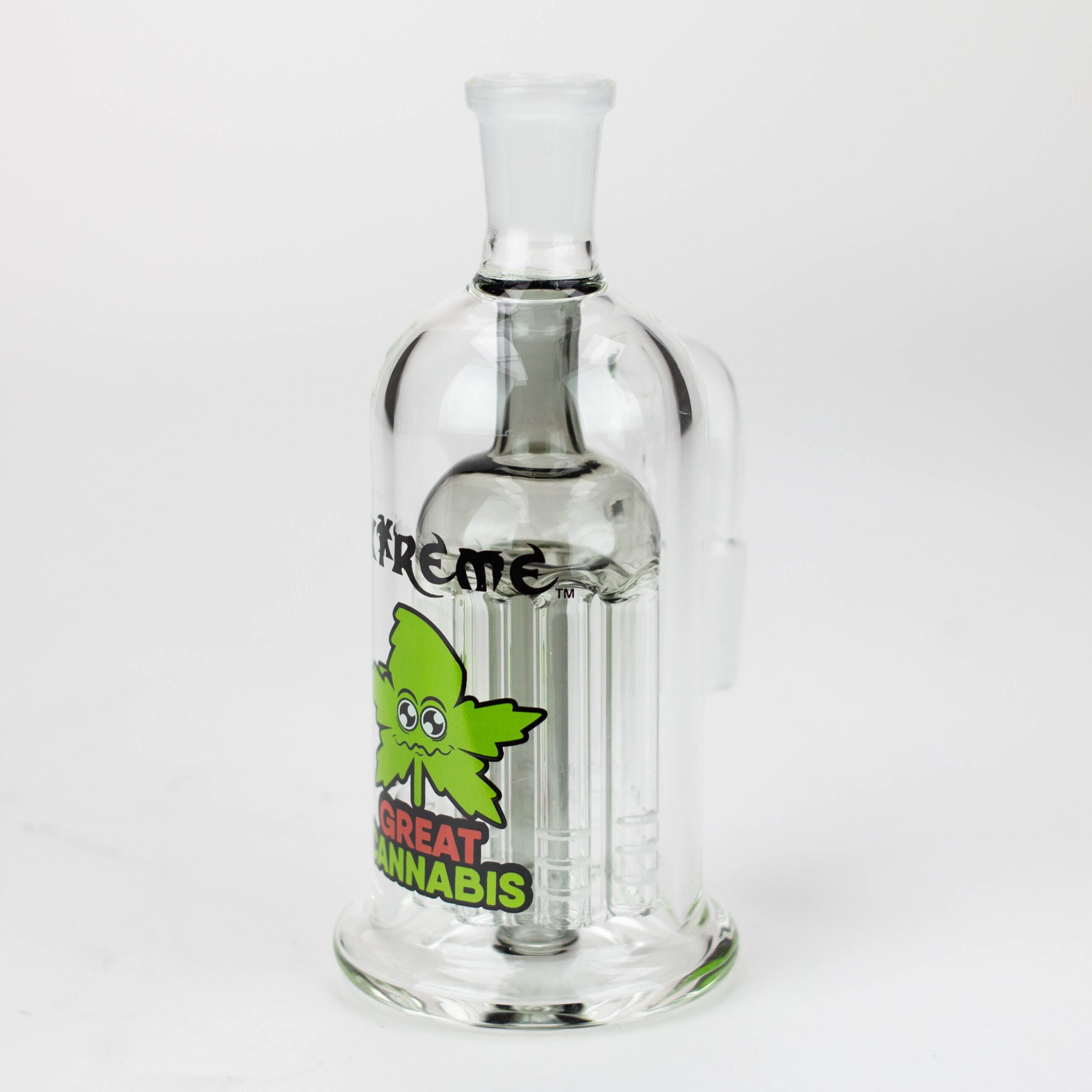 xtreme 5" glass bong tree arms diffuser ash catcher xtreme 5" glass bong tree arms diffuser ash catcher