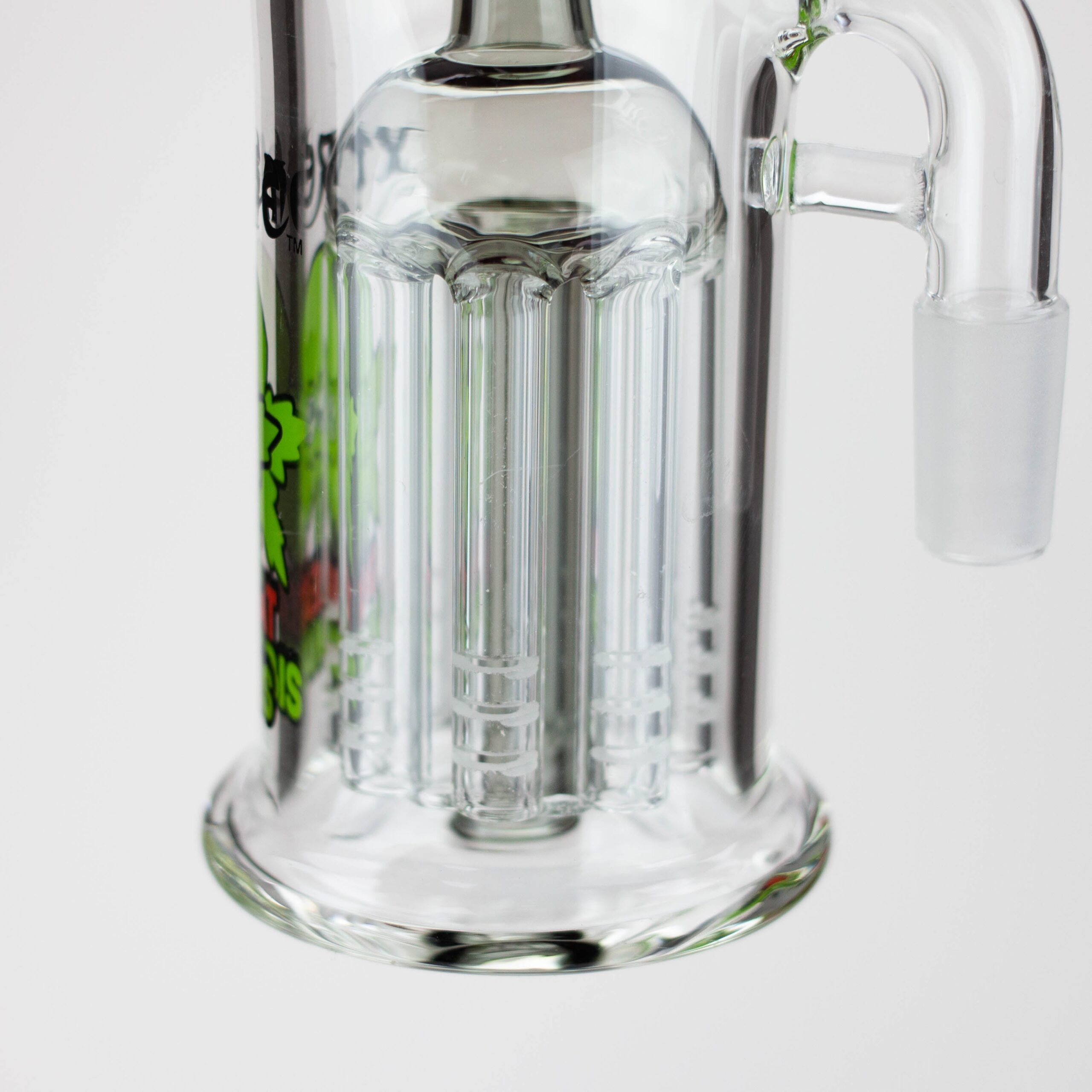 xtreme 5" glass bong tree arms diffuser ash catcher xtreme 5" glass bong tree arms diffuser ash catcher