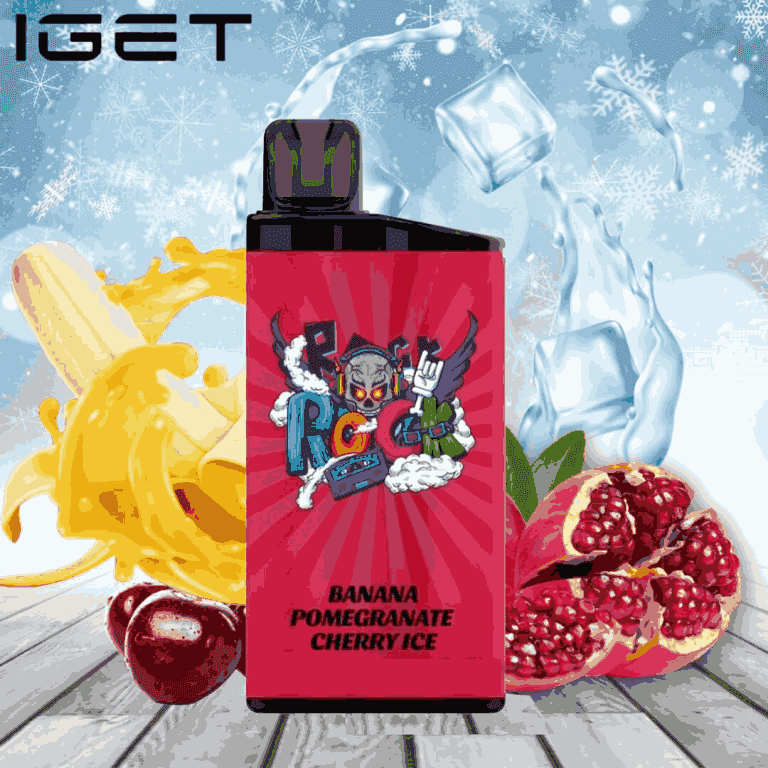 iget bar banana pomegranate cherry ice 3500 puffs disposable vape iget bar banana pomegranate cherry ice 3500 puffs disposable vape