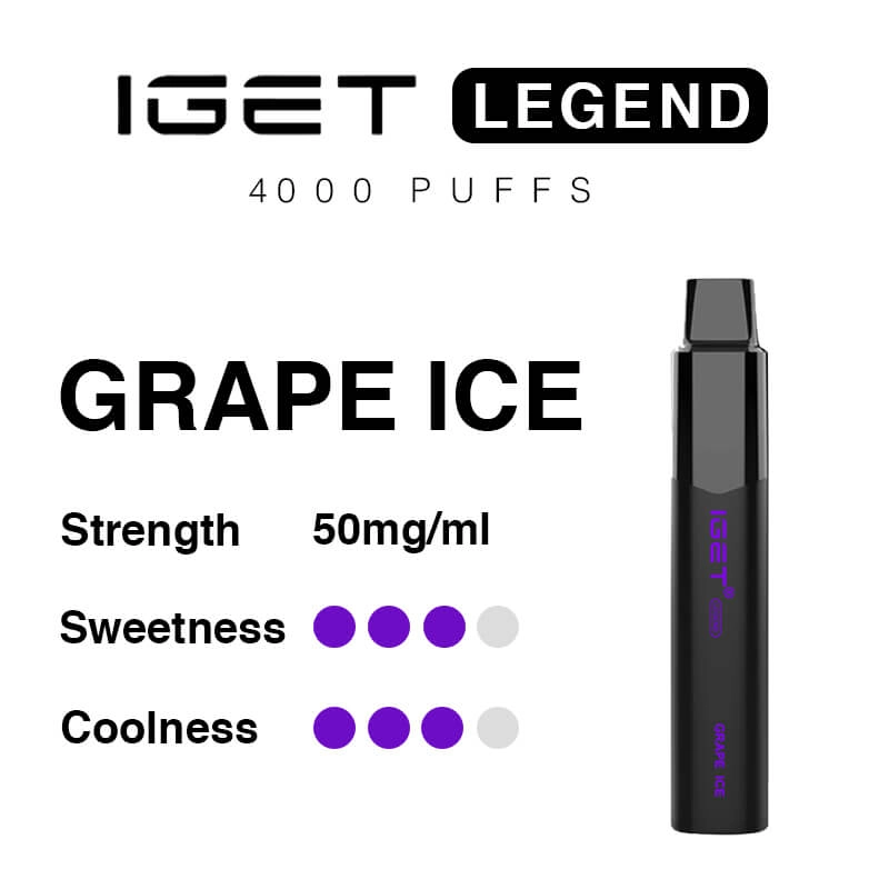 iget legend 4000 puffs grape ice iget legend 4000 puffs grape ice