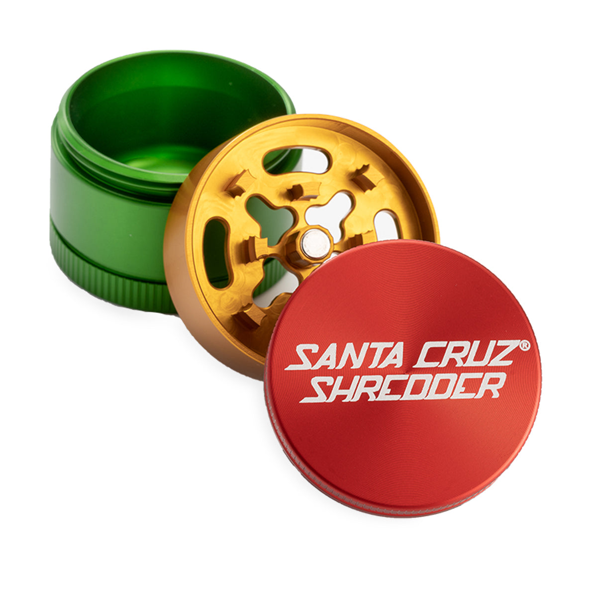 santa cruz shredder 3 piece grinder choose small, medium or large santa cruz shredder 3 piece grinder choose small, medium or large