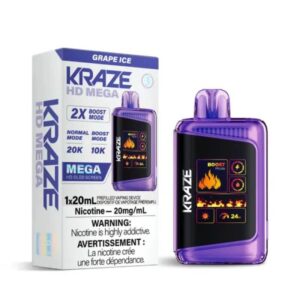 kraze hd mega – disposable vape (20k)