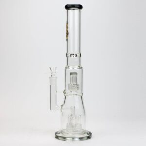 17.5 inches h2o glass water bong with shower head percolator
