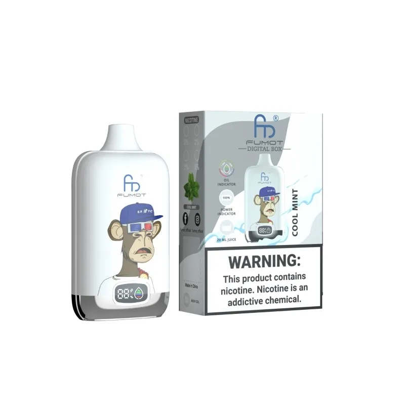 Vape Delivery Box Fumot Digital Box 12000 Puff – Cool Mint - Vape Store Australia