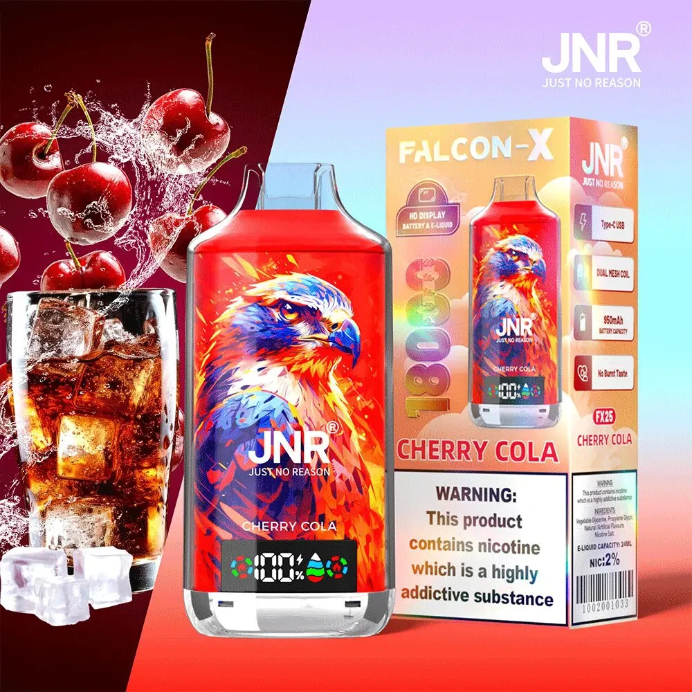 jnr falcon x 18000 puffs 30 pack (ship from oversea) jnr falcon x 18000 puffs 30 pack (ship from oversea)