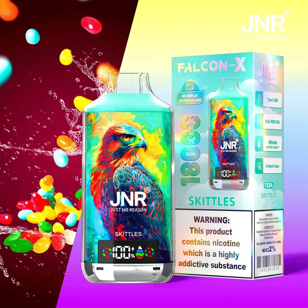 jnr falcon x 18000 puffs 30 pack (ship from oversea) jnr falcon x 18000 puffs 30 pack (ship from oversea)