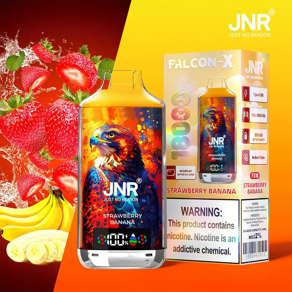 jnr falcon x 18000 puffs 30 pack (ship from oversea) jnr falcon x 18000 puffs 30 pack (ship from oversea)
