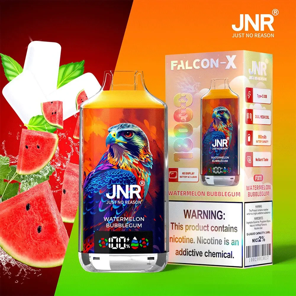 jnr falcon x 18000 puffs 30 pack (ship from oversea) jnr falcon x 18000 puffs 30 pack (ship from oversea)