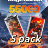 JNR Rage Grilla 55000 Puffs 5 Packs (Ship from oversea) import placeholder for 20497